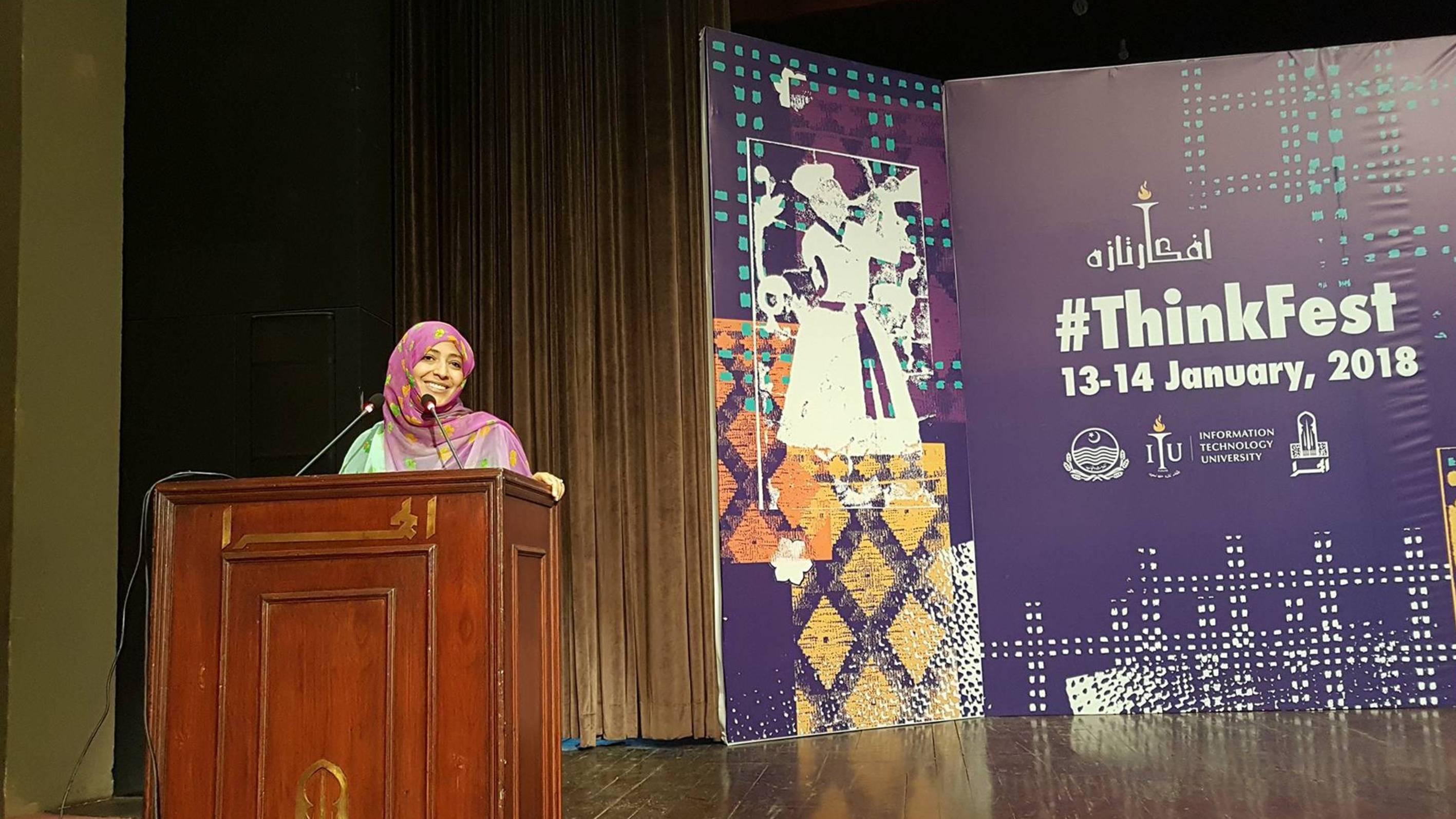 Nobel laureate’s keynote address at The Afkar-e-Taza ThinkFest in Pakistan